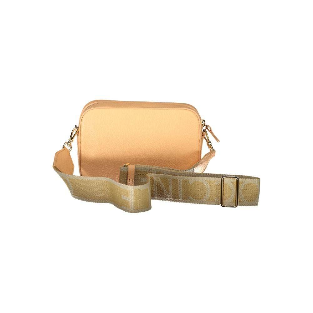 Coccinelle Orange Leather Handbag - Hilstor