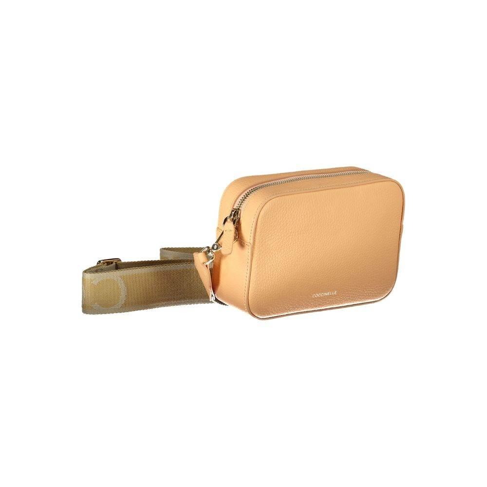 Coccinelle Orange Leather Handbag - Hilstor