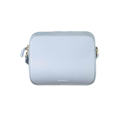Coccinelle Light Blue Leather Handbag - Hilstor