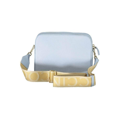 Coccinelle Light Blue Leather Handbag - Hilstor