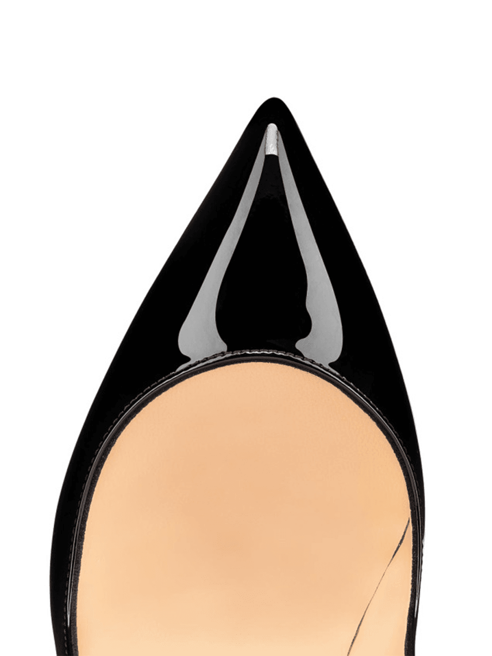 Christian Louboutin Black Patent Leather Hot Chick Pumps 100 - Hilstor