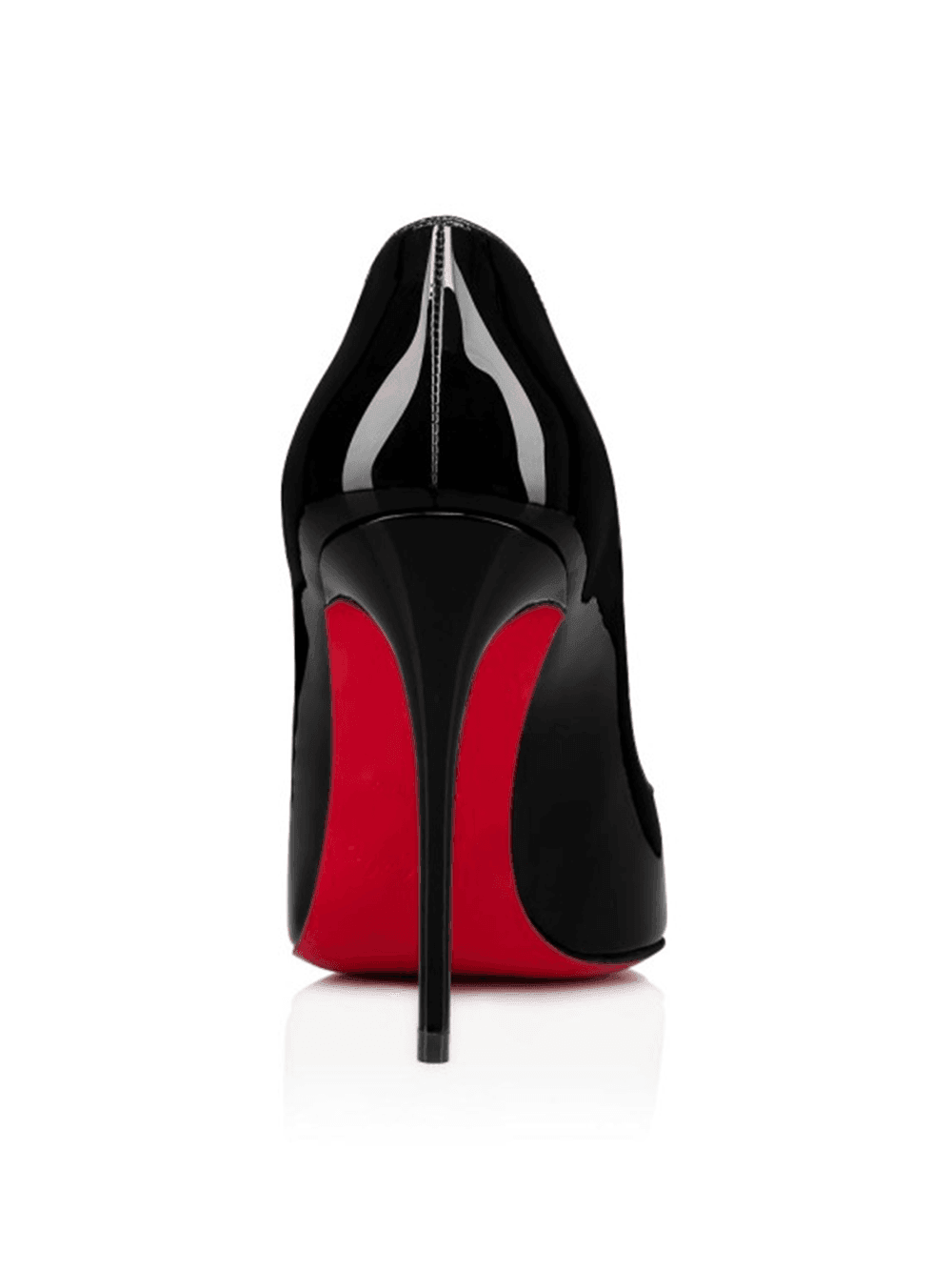 Christian Louboutin Black Patent Leather Hot Chick Pumps 100 - Hilstor
