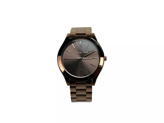 Michael Kors Slim Runway Brown Stainless Steel Watch MK3418 - Hilstor