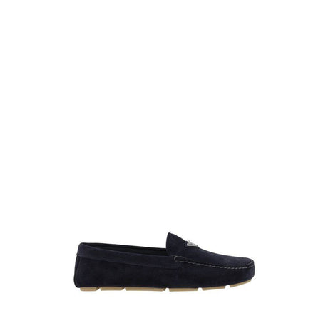 Prada Suede Loafers - Hilstor