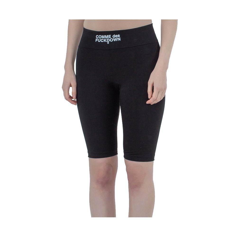 Comme Des Fuckdown Black Polyester Women Leggings - Hilstor
