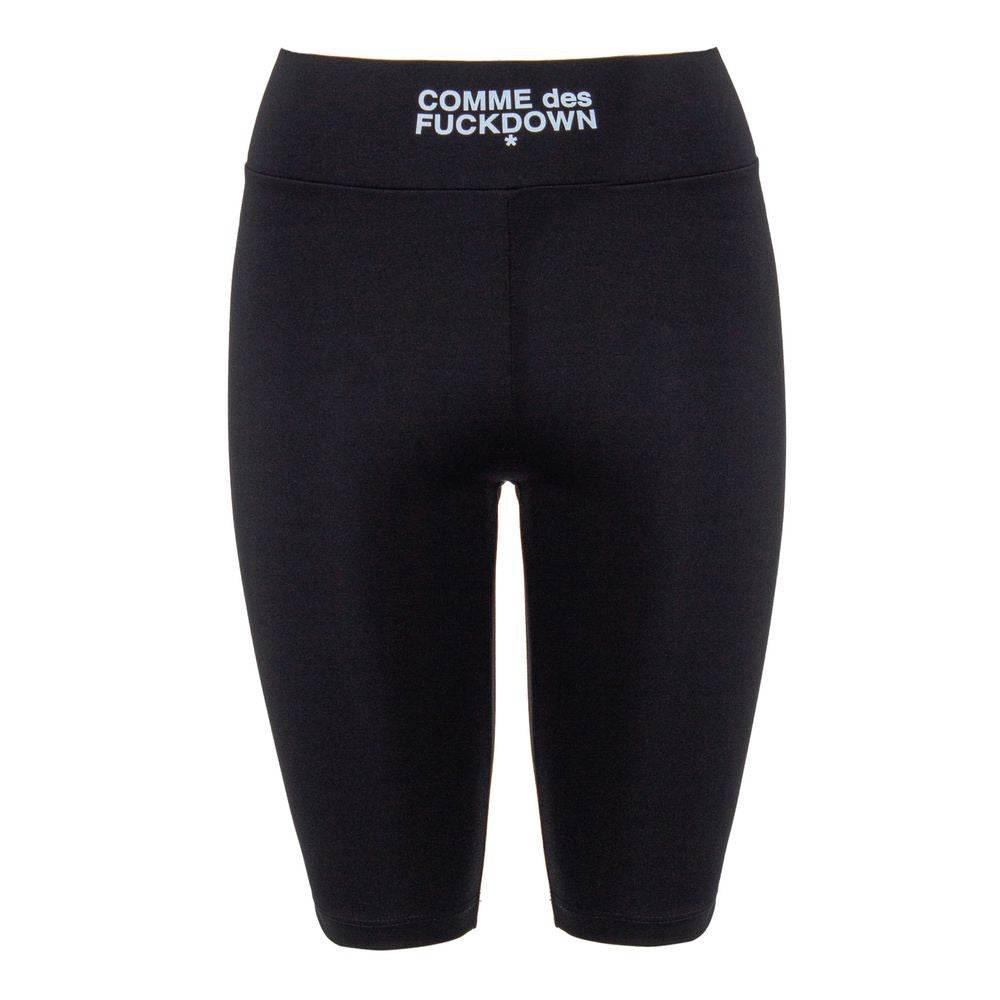 Comme Des Fuckdown Black Polyester Women Leggings - Hilstor