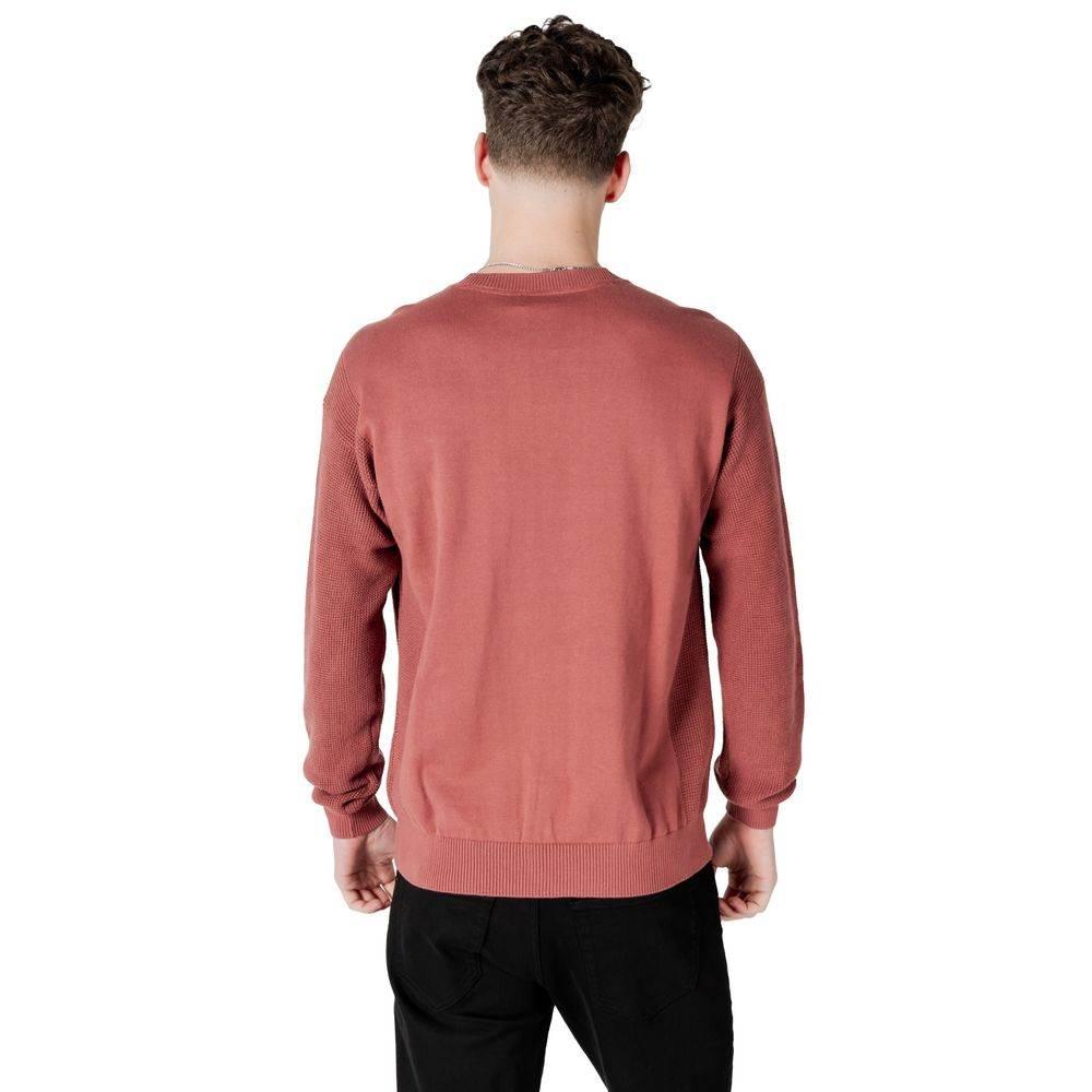 Calvin Klein Jeans Red Cotton Sweater - Hilstor