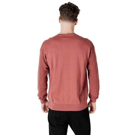 Calvin Klein Jeans Red Cotton Sweater - Hilstor