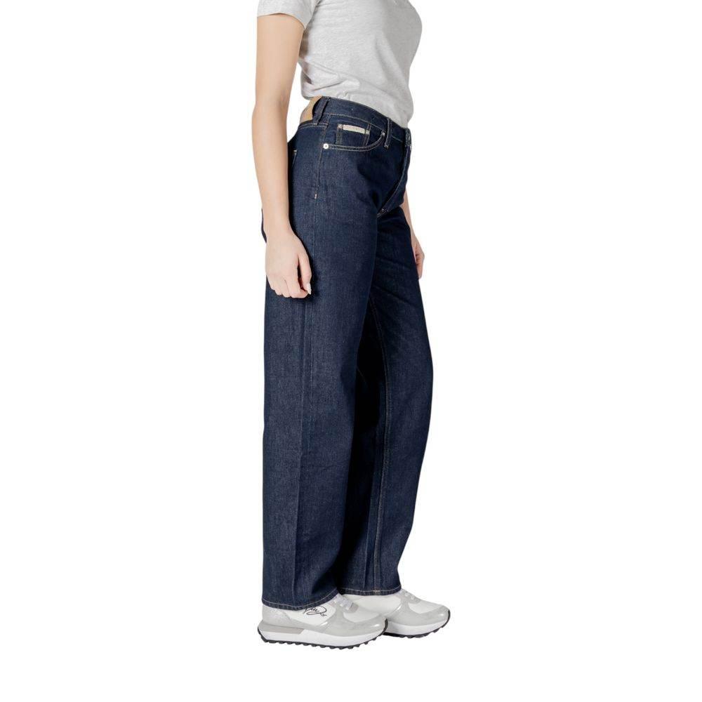 Calvin Klein Jeans Blue Cotton Relaxed Fit Jean - Hilstor