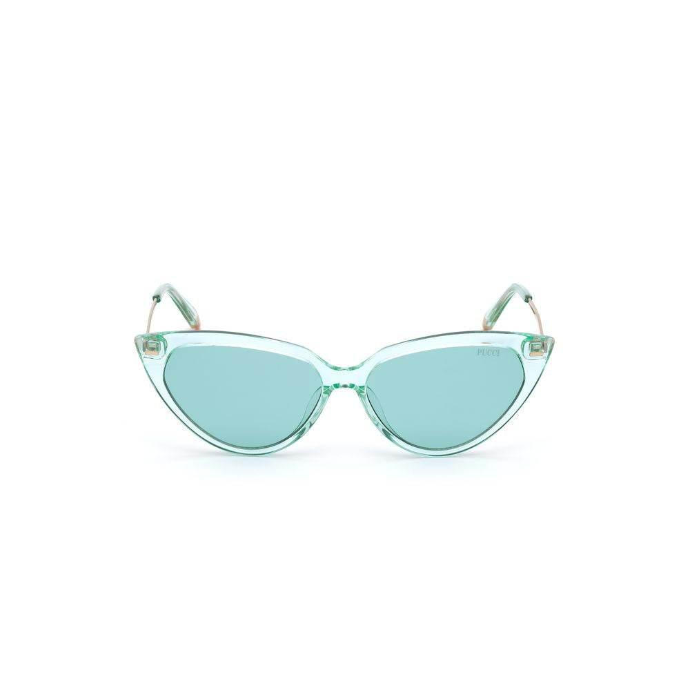 Emilio Pucci Brown Acetate Sunglasses - Hilstor