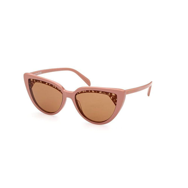 Emilio Pucci Brown Acetate Sunglasses - Hilstor