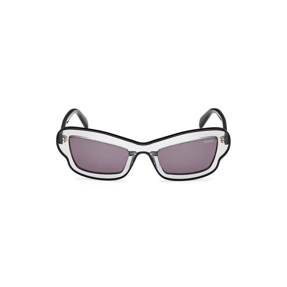 Emilio Pucci Gray Acetate Sunglasses - Hilstor