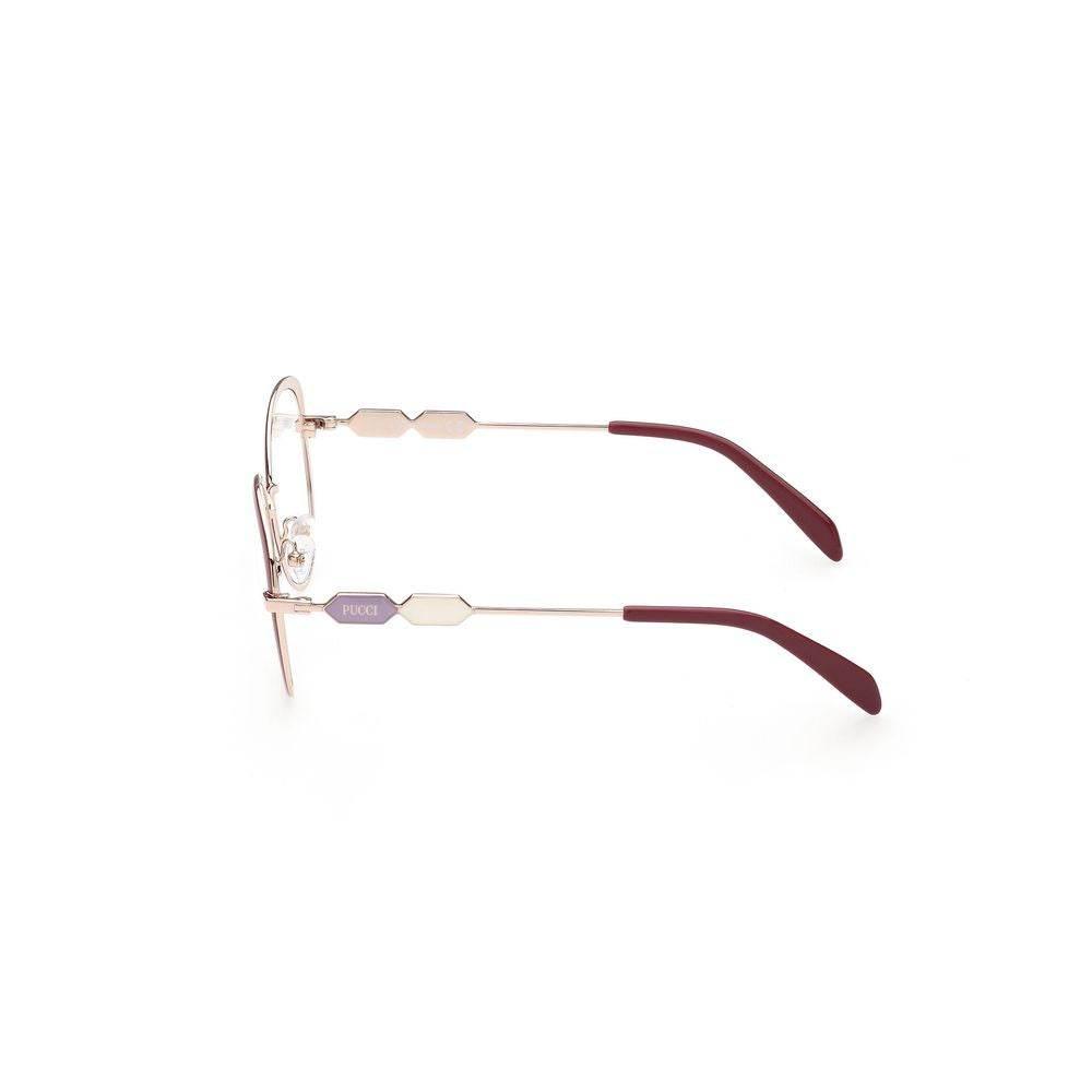 Emilio Pucci Red Metal Frames - Hilstor