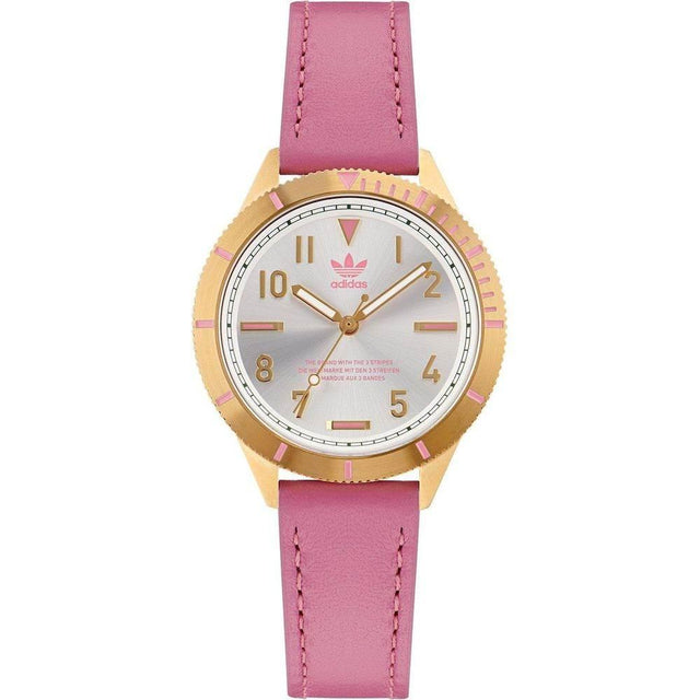 Adidas Multicolor Leather Watch - Hilstor