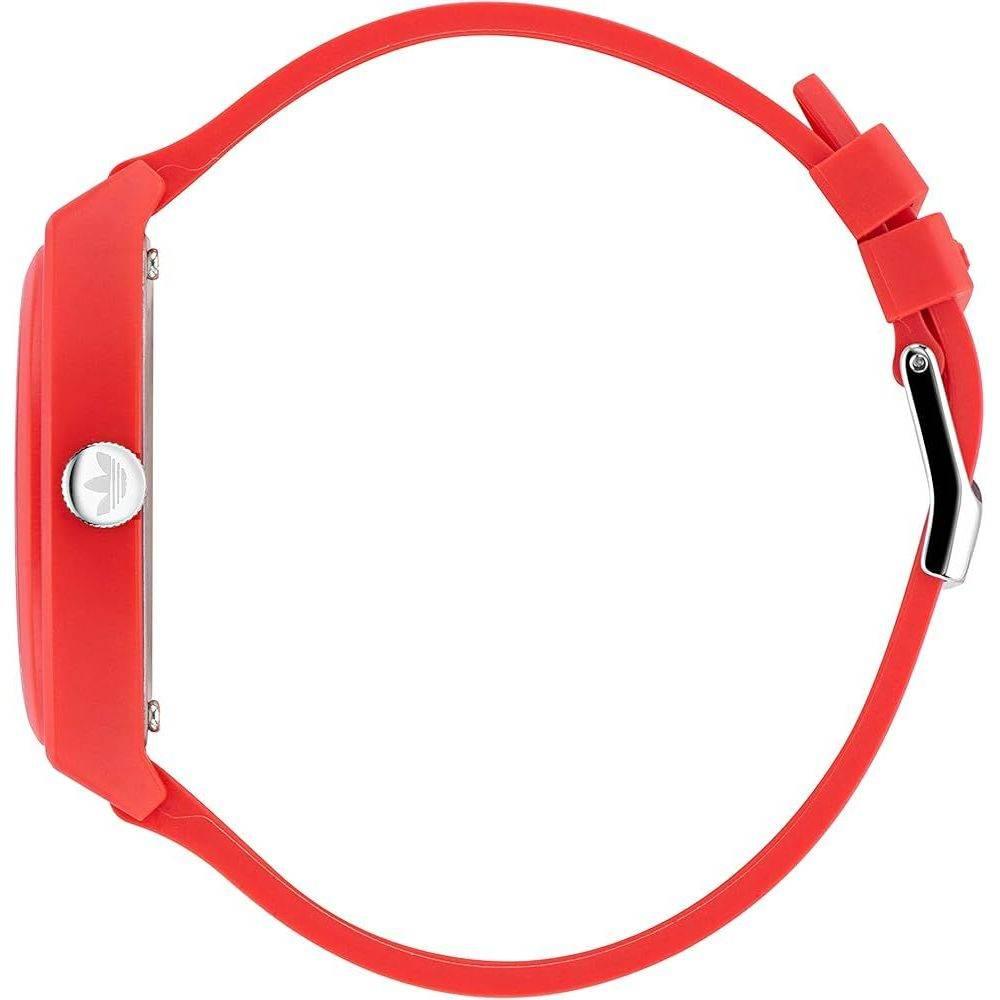 Adidas Red Silicone Watch - Hilstor