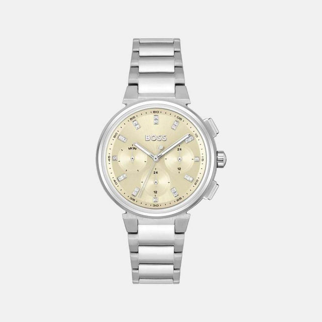 Hugo Boss Silver Stainless Steel Watch - Hilstor