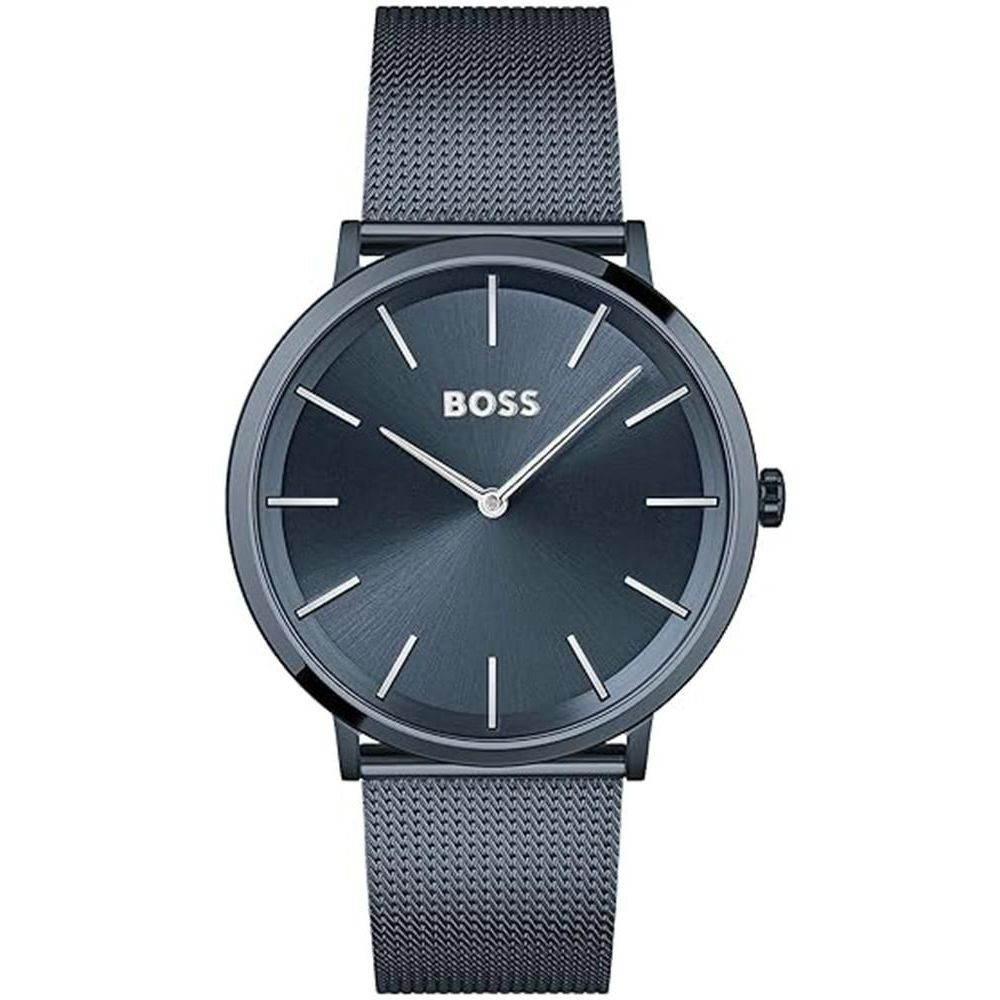 Hugo Boss Blue Stainless Steel Watch - Hilstor
