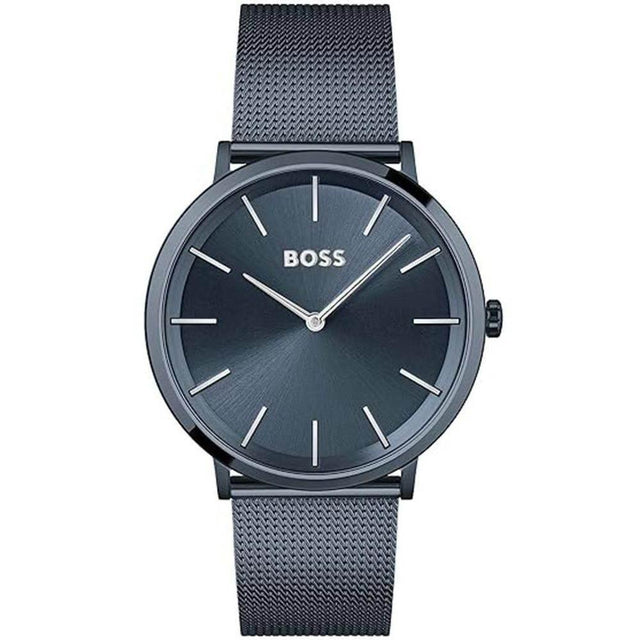 Hugo Boss Blue Stainless Steel Watch - Hilstor