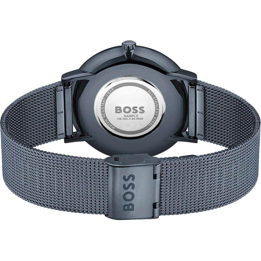 Hugo Boss Blue Stainless Steel Watch - Hilstor