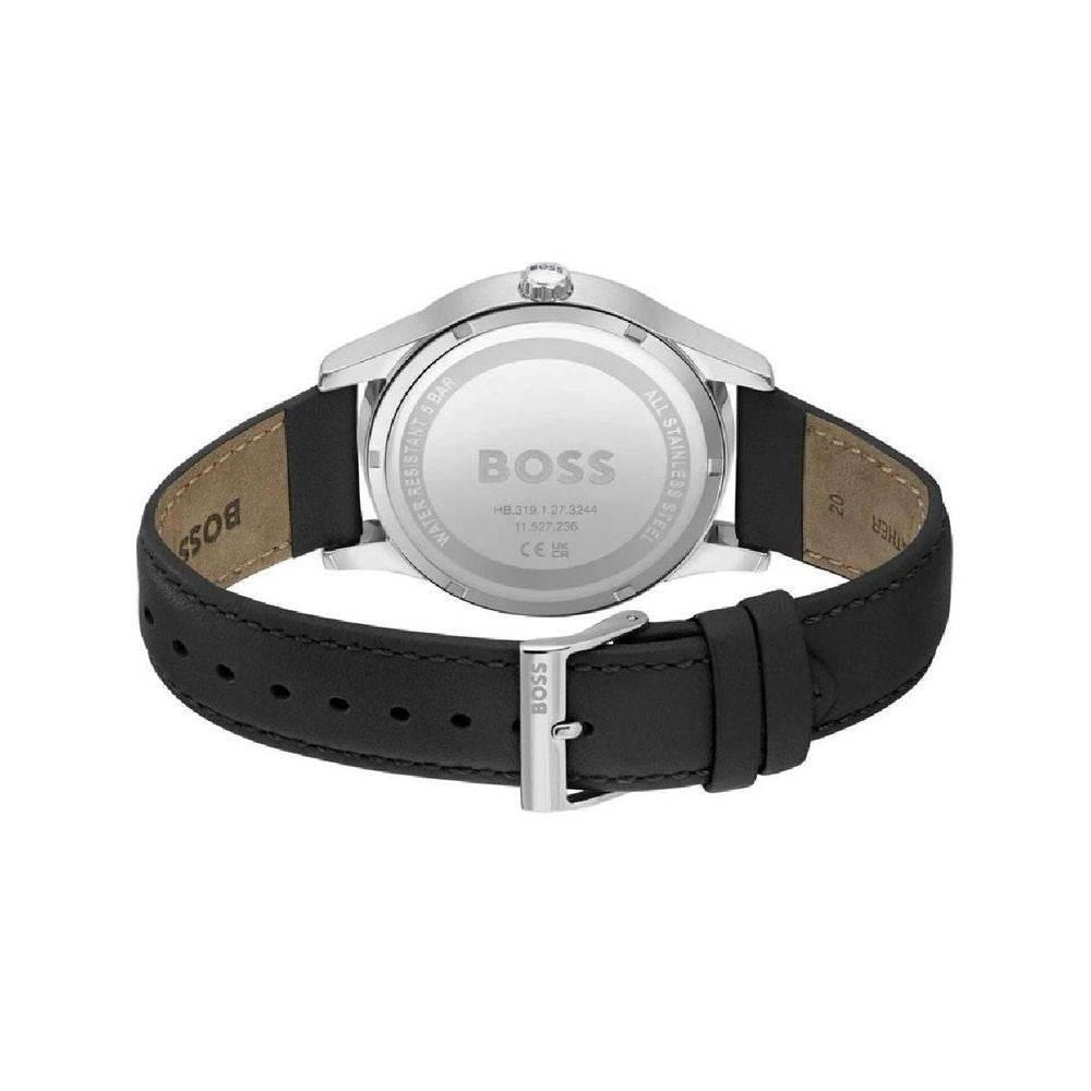 Hugo Boss Black Leather Watch - Hilstor