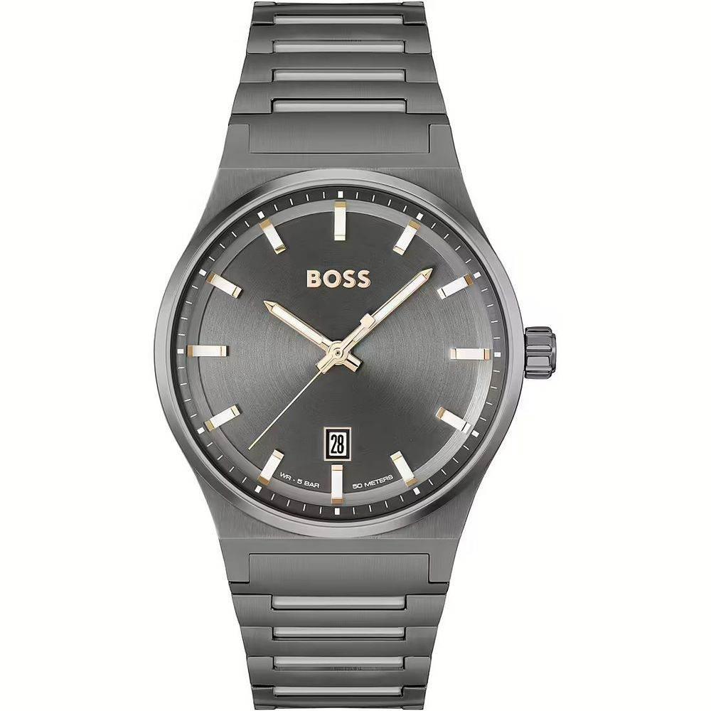 Hugo Boss Gray Stainless Steel Watch - Hilstor
