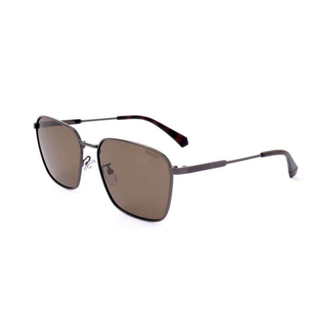 Polaroid Gray Stainless Steel Sunglasses - Hilstor