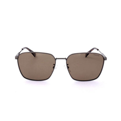 Polaroid Gray Stainless Steel Sunglasses - Hilstor