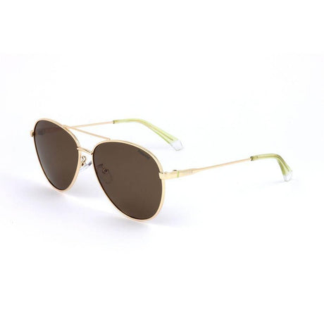Polaroid Gold Metal Sunglasses - Hilstor