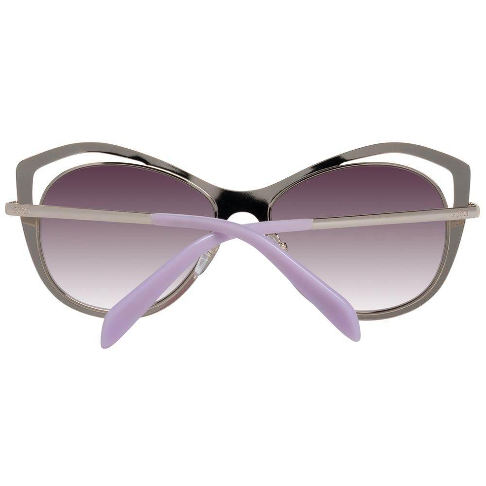 Emilio Pucci Red Metal Sunglasses - Hilstor