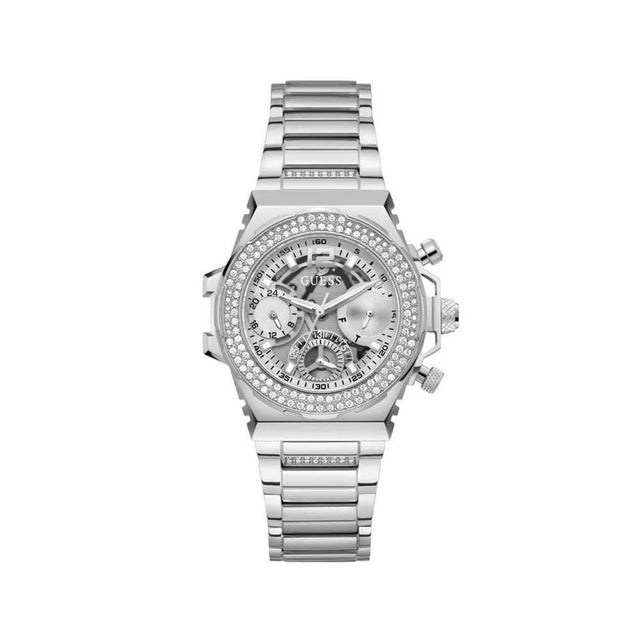 Guess Gray Stainless Steel Watch - Hilstor