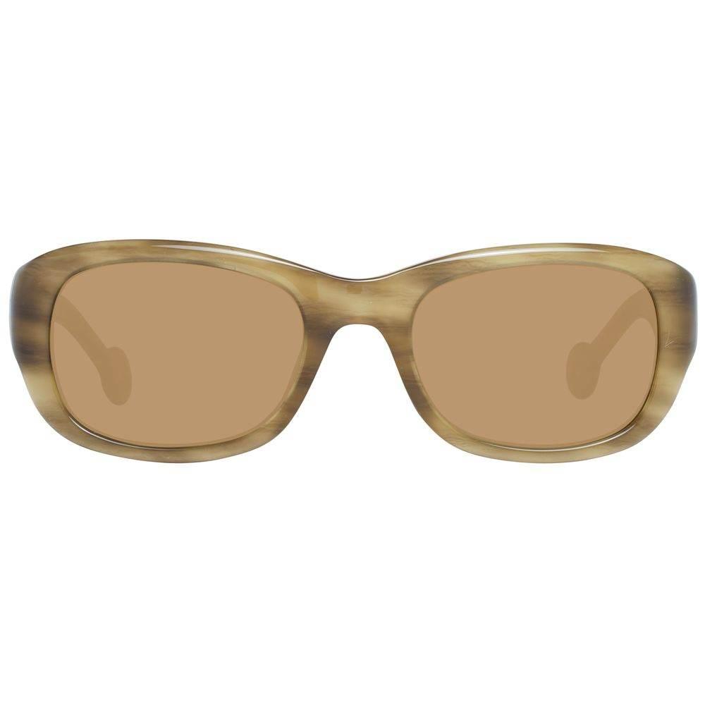 Hally&Son Brown Plastic Sunglasses - Hilstor