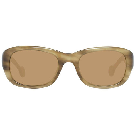Hally&Son Brown Plastic Sunglasses - Hilstor