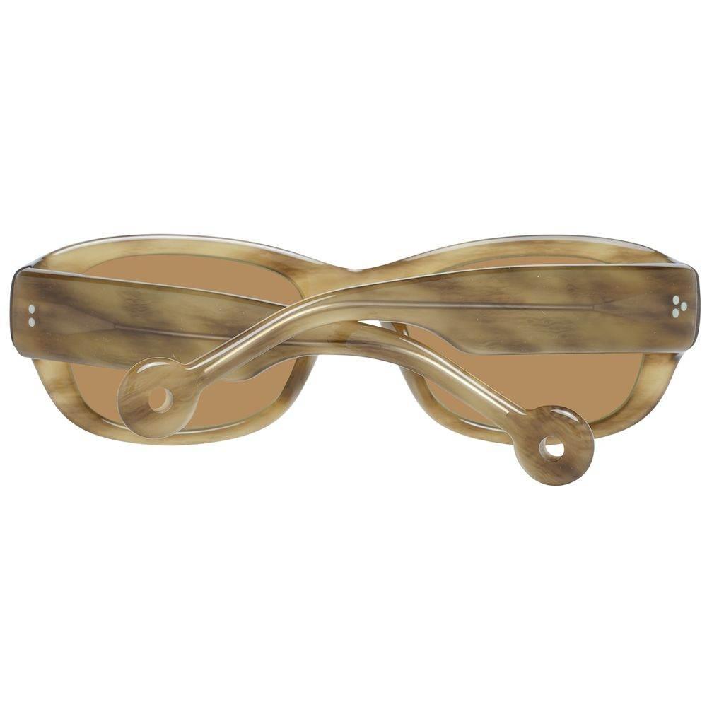 Hally&Son Brown Plastic Sunglasses - Hilstor