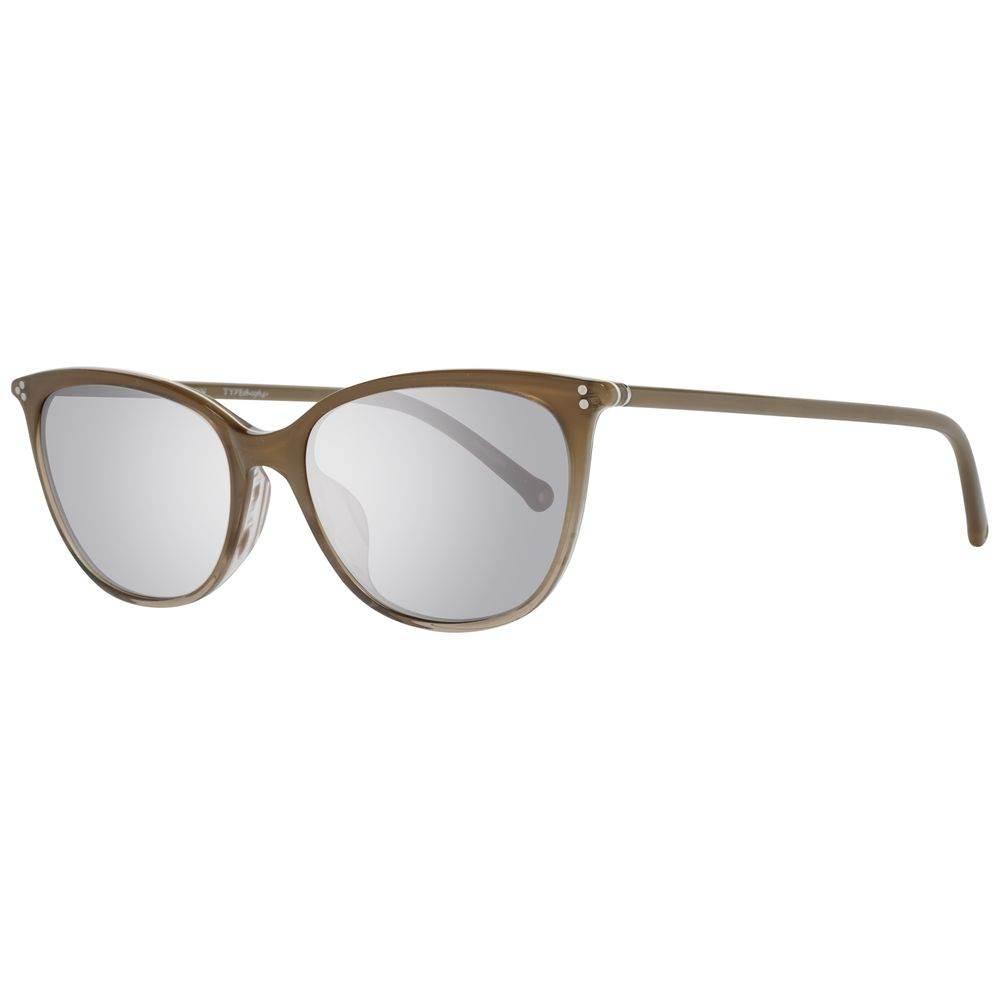 Hally&Son Brown Plastic Sunglasses - Hilstor