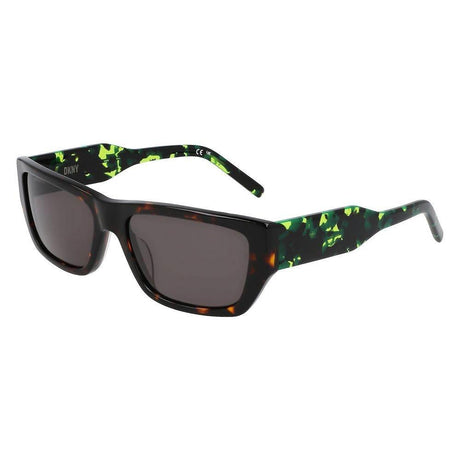 DKNY Brown Acetate Sunglasses - Hilstor