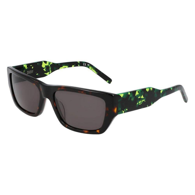 DKNY Brown Acetate Sunglasses - Hilstor