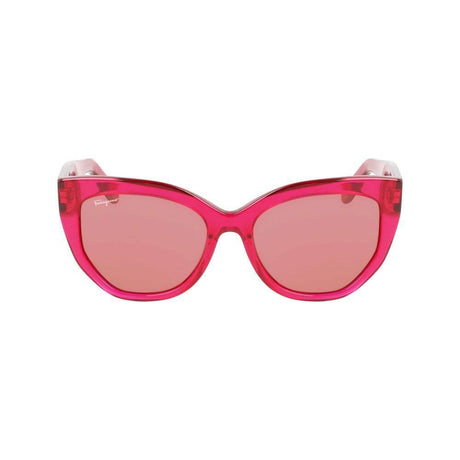 Ferragamo Red Acetate Sunglasses - Hilstor