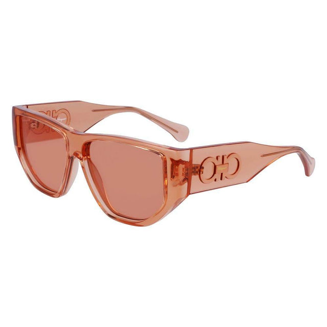 Ferragamo Orange Injected Sunglasses - Hilstor