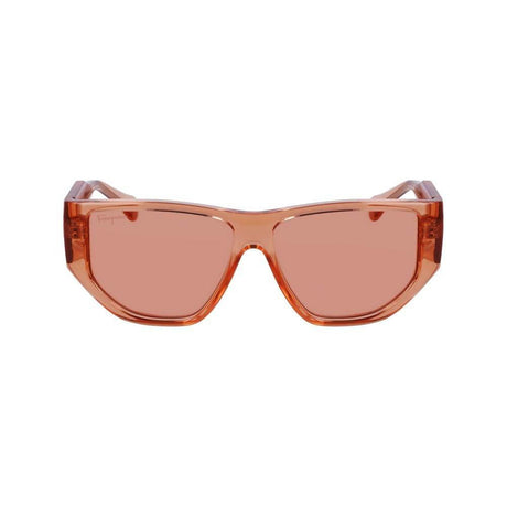 Ferragamo Orange Injected Sunglasses - Hilstor