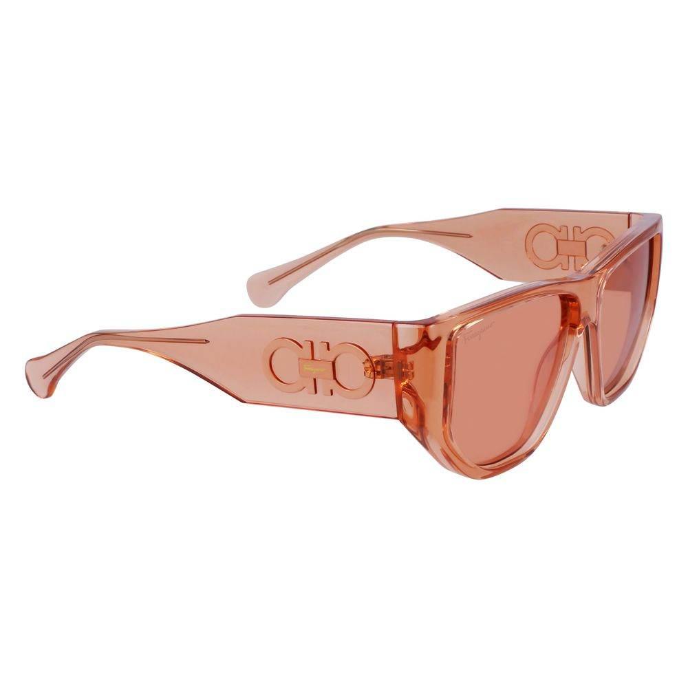 Ferragamo Orange Injected Sunglasses - Hilstor