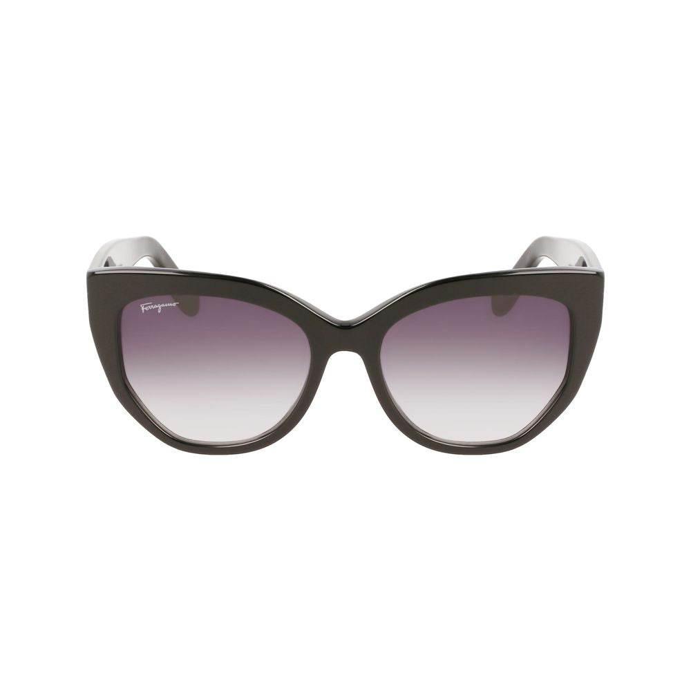 Ferragamo Black Acetate solbriller