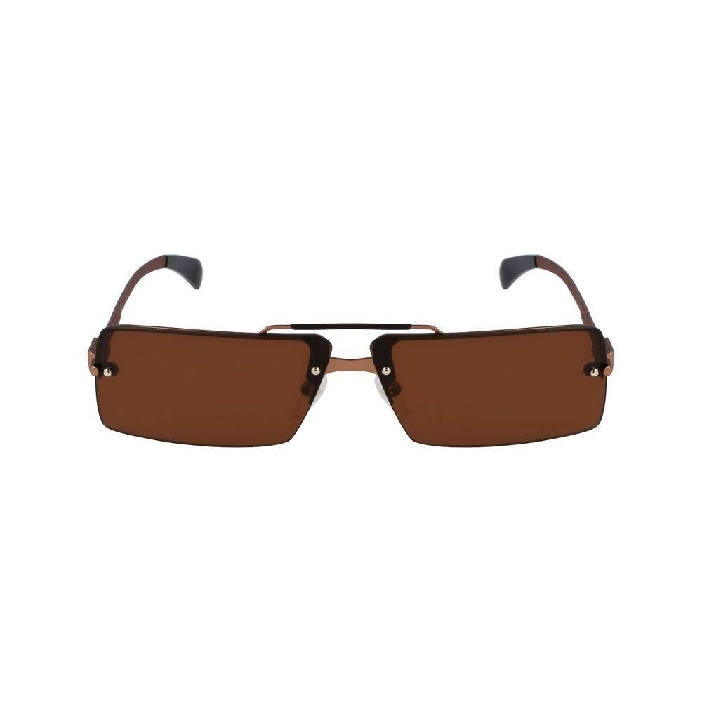 Ferragamo Yellow Metal Sunglasses - Hilstor