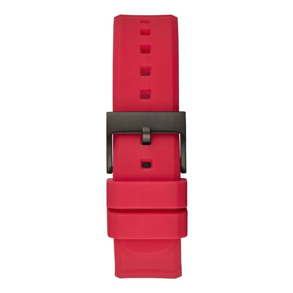 Guess Red Silicone Watch - Hilstor
