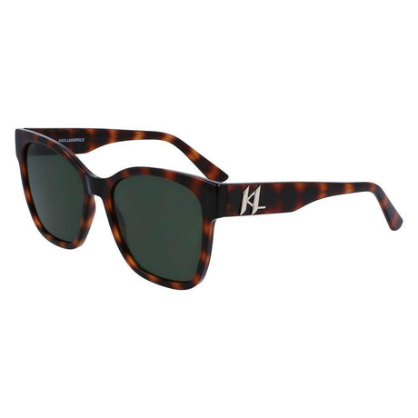 Karl Lagerfeld Brown Injected Sunglasses - Hilstor