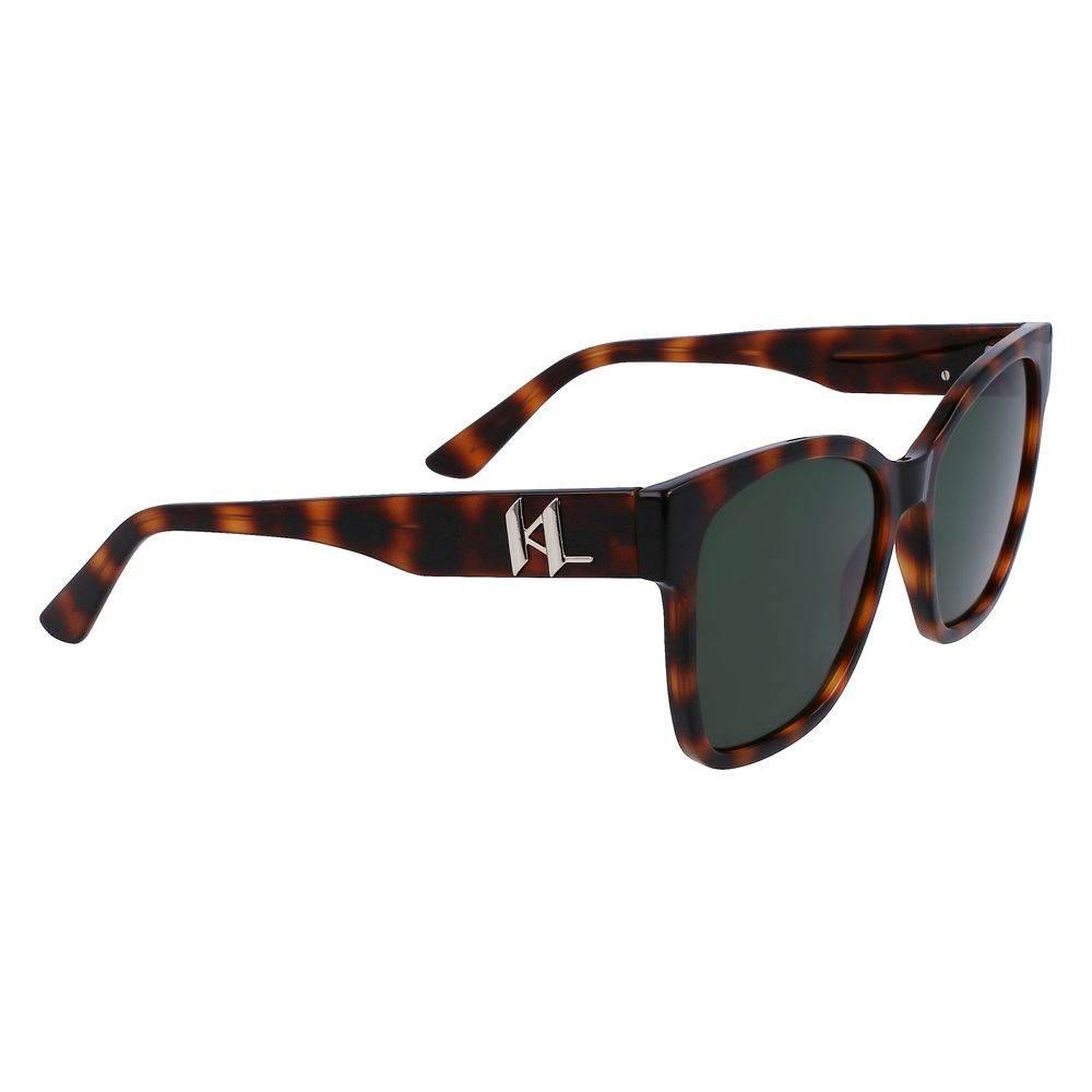 Karl Lagerfeld Brown Injected Sunglasses - Hilstor