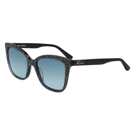 Karl Lagerfeld Black Acetate Sunglasses - Hilstor