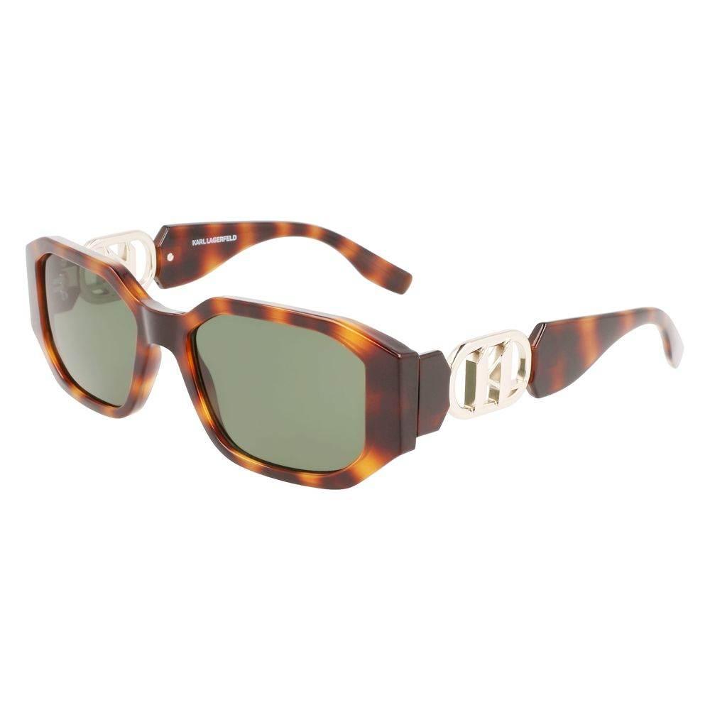 Karl Lagerfeld Brown Injected Sunglasses - Hilstor
