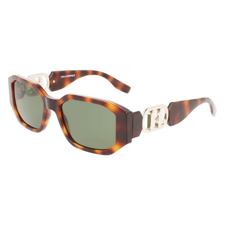 Karl Lagerfeld Brown Injected Sunglasses - Hilstor
