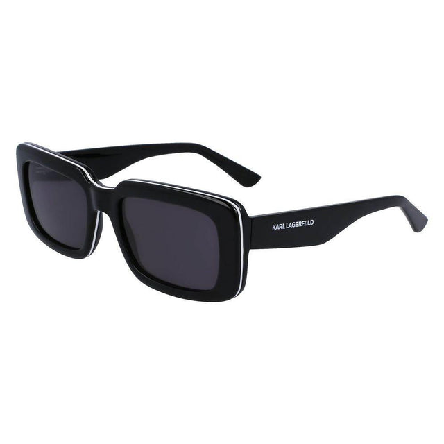 Karl Lagerfeld Black Injected Sunglasses - Hilstor