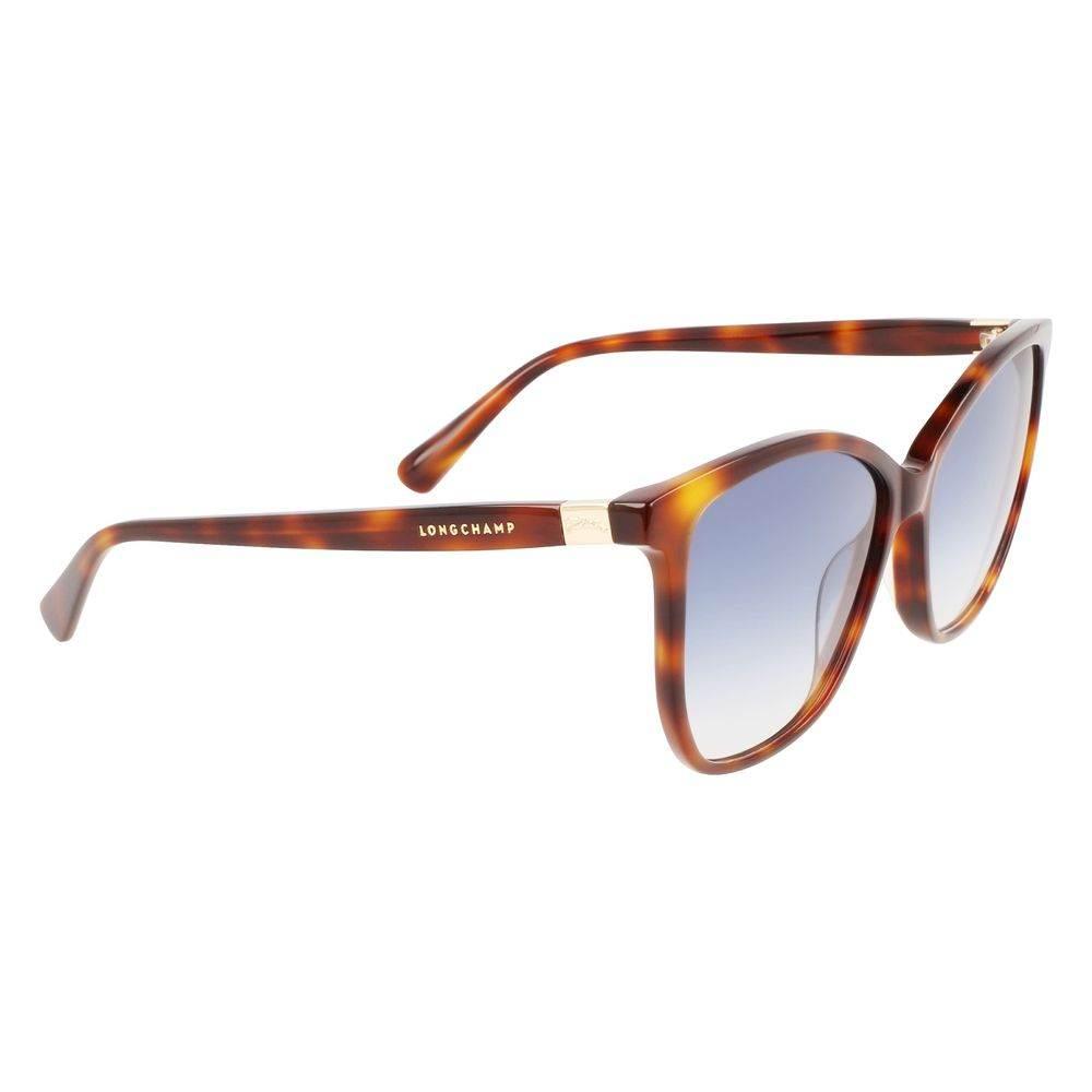 Longchamp Brown Acetate Sunglasses - Hilstor